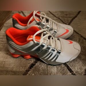 Nike Shox NZ Retro Sneakers White Orange | NEW (No Box) | Men’s 9.5